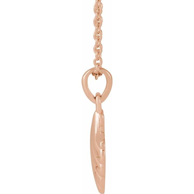 14K Gold Shell Necklace