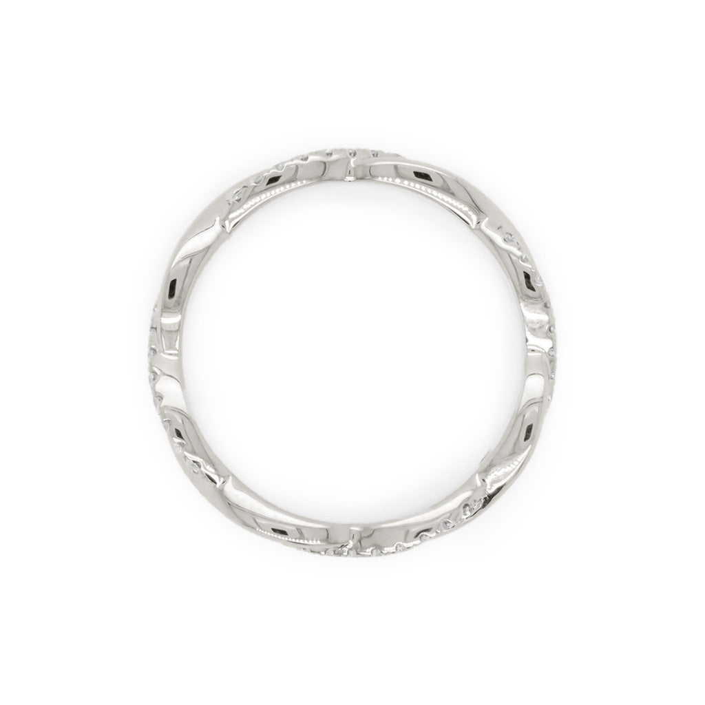 14K Gold 44 Stones Full Eternity Band