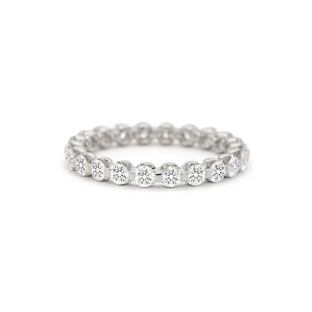 14K Gold 22 Stones Full Eternity Band