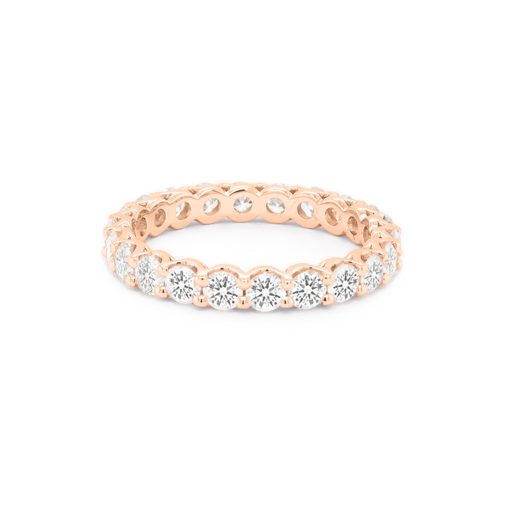 14K Gold 22 Stones Full Eternity Band