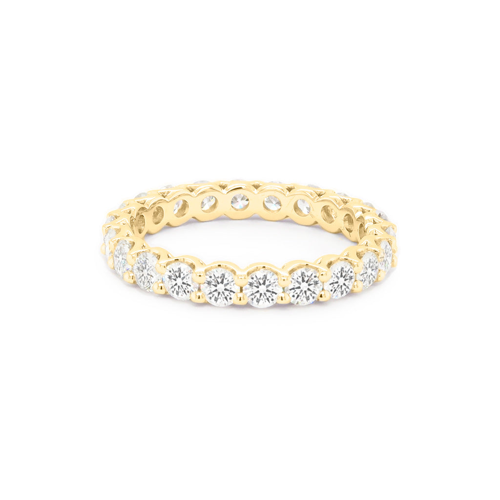 14K Gold 22 Stones Full Eternity Band