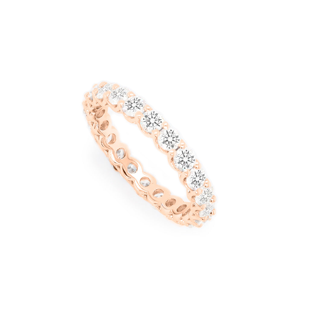 14K Gold 22 Stones Full Eternity Band