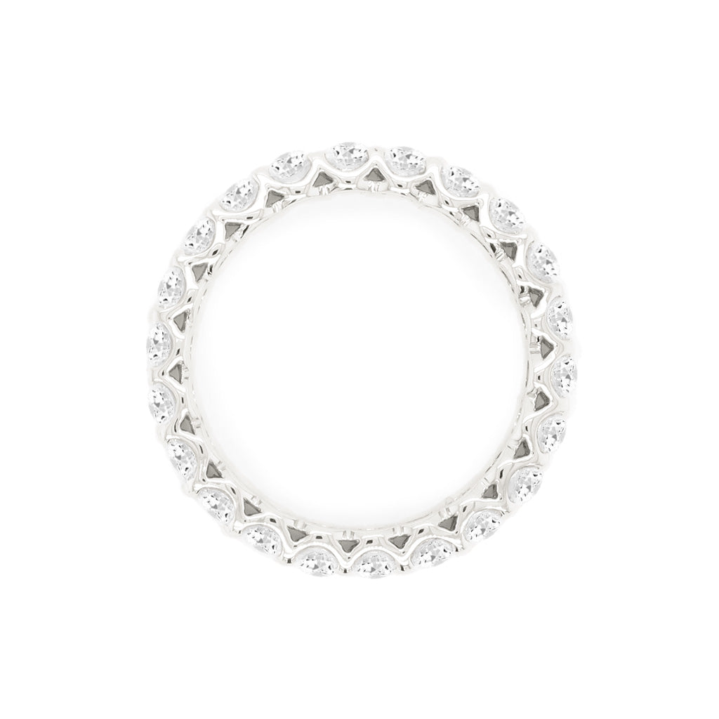 14K Gold 22 Stones Full Eternity Band