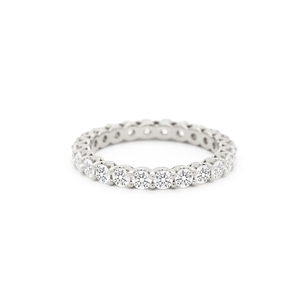 14K Gold 24 Stones Full Eternity Band