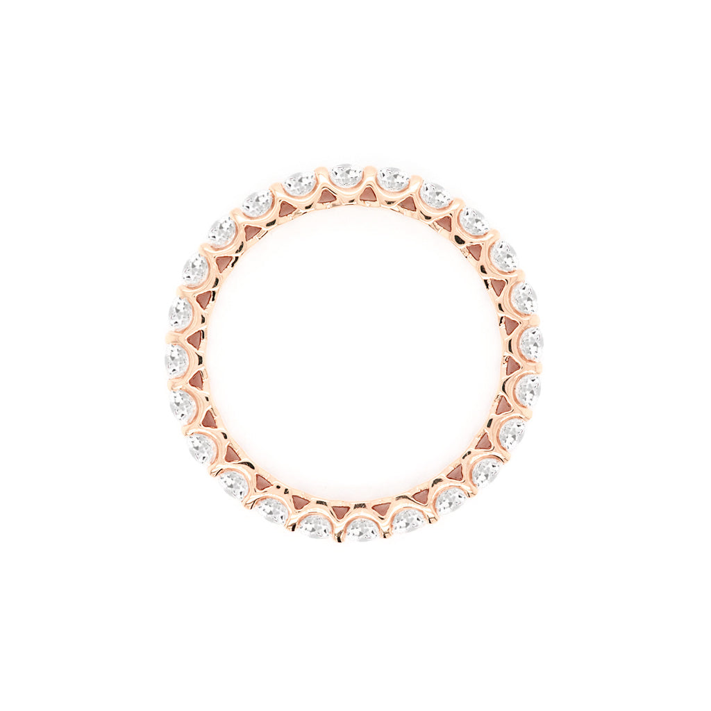 14K Gold 24 Stones Full Eternity Band