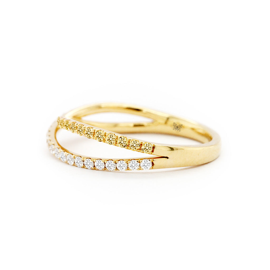 14K & 18K Diamond Fashion Stackable Anniversary Band