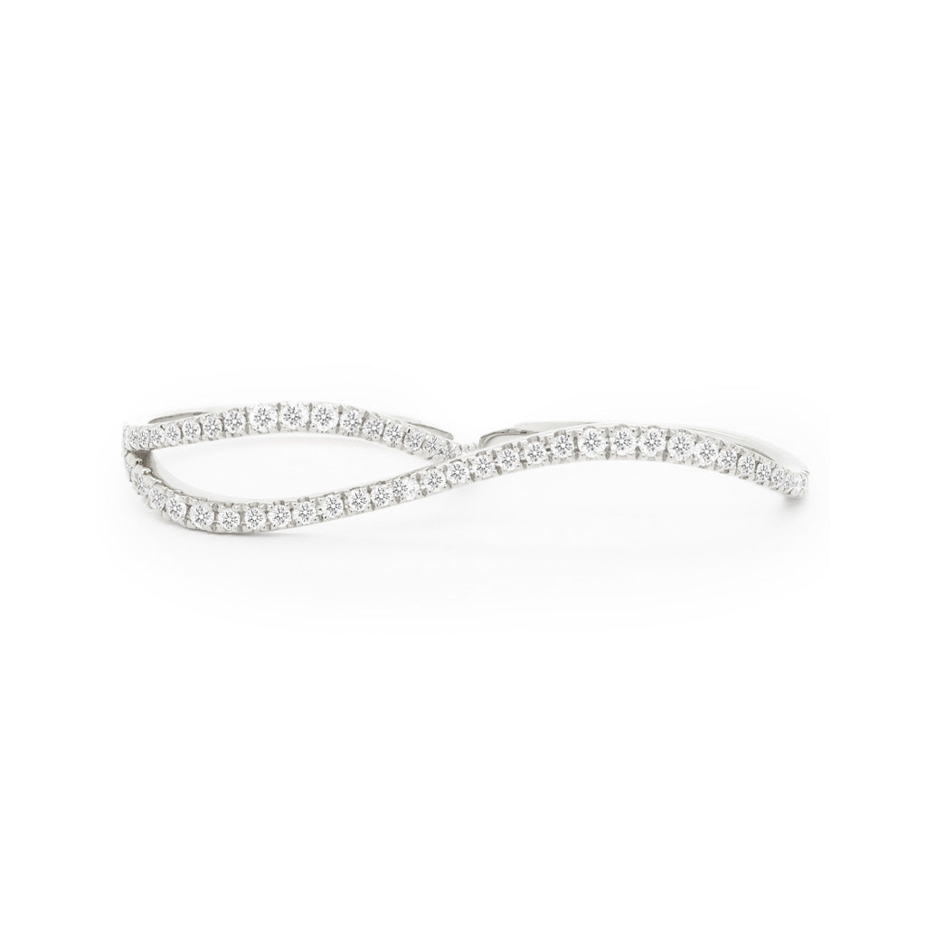 14K Gold 55 Diamonds Stackable Band