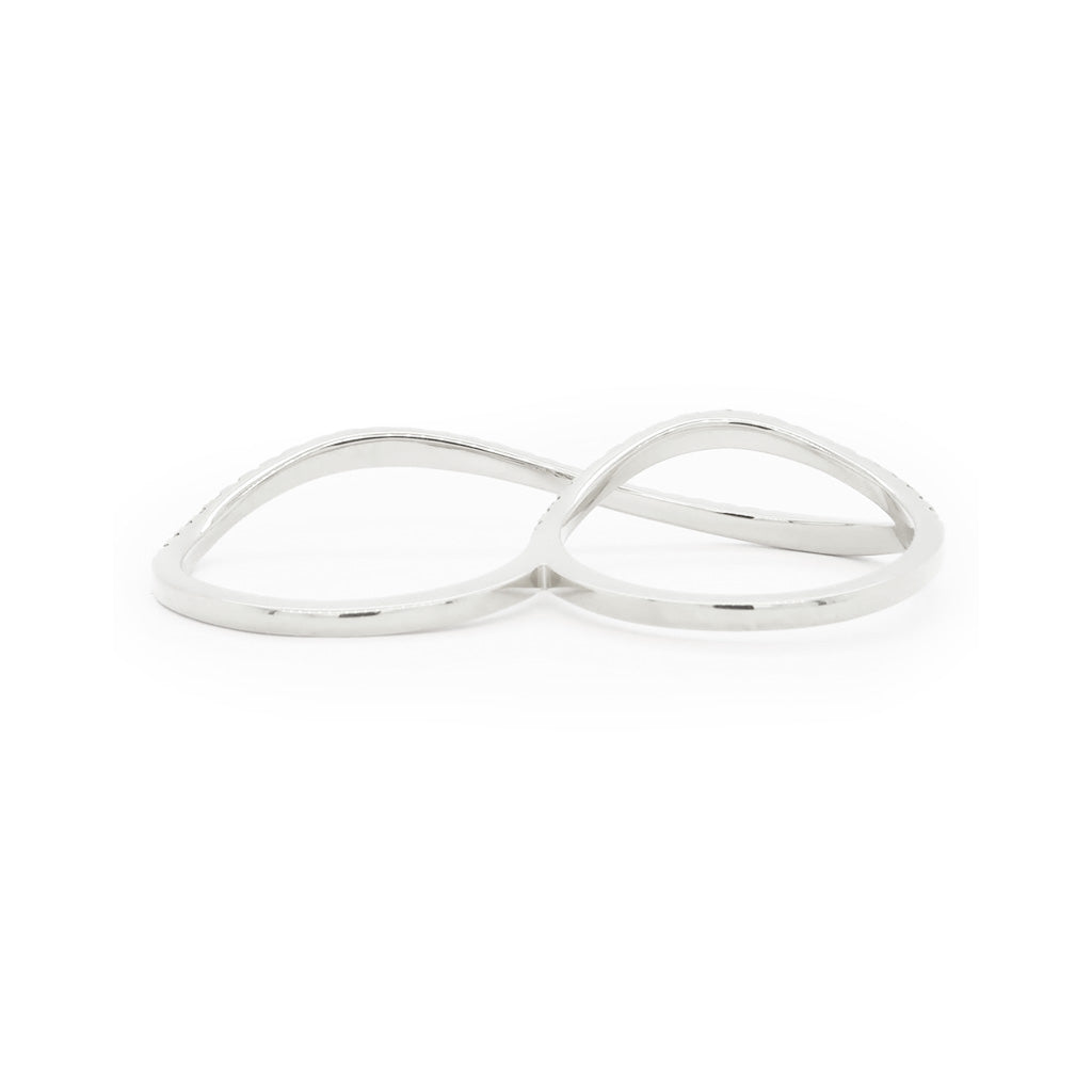 14K Gold 55 Diamonds Stackable Band