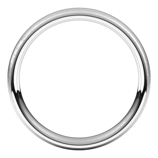 3mm European Ice Finish Comfort Fit Wedding Ring