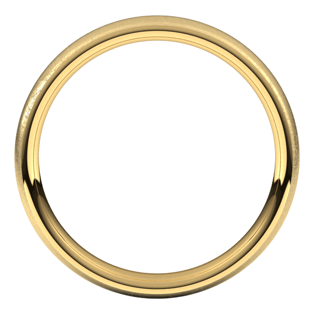3mm European Ice Finish Comfort Fit Wedding Ring