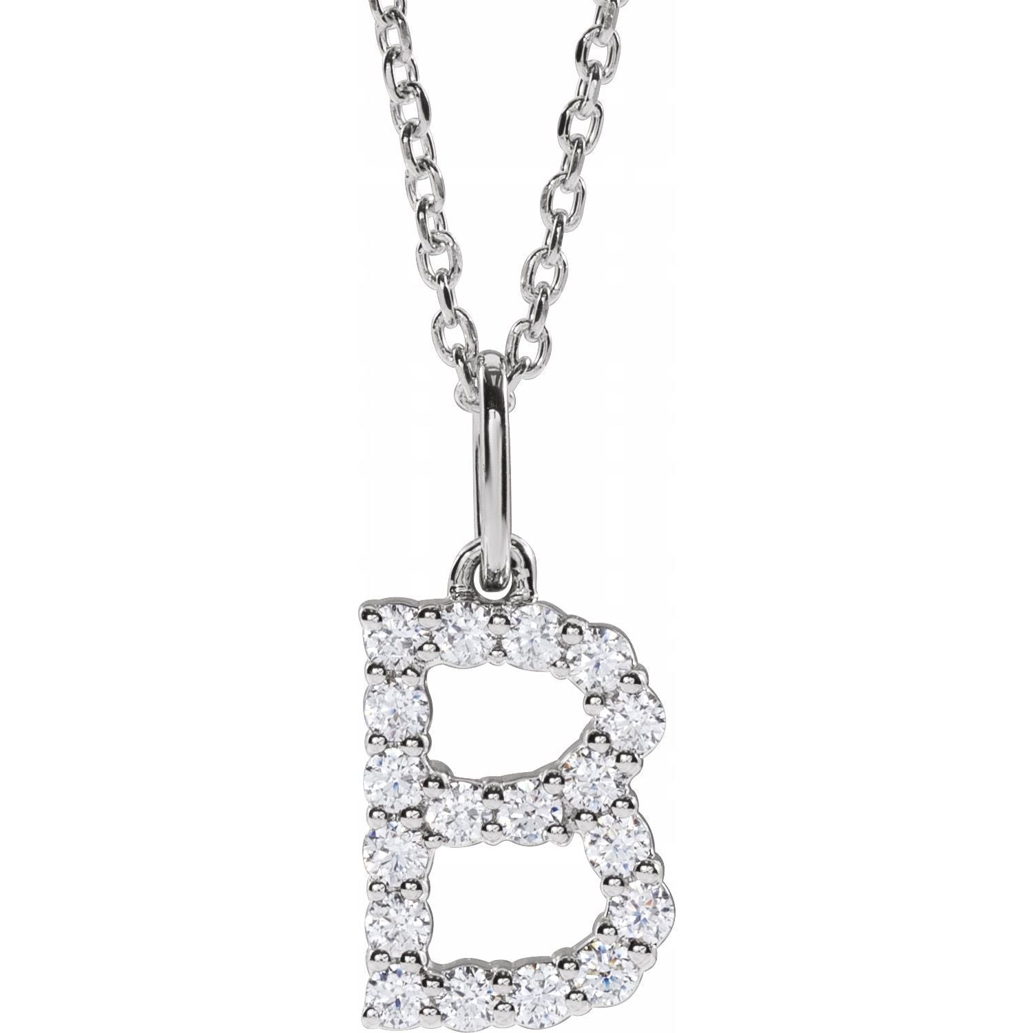 Initial Lab Diamond Pendant