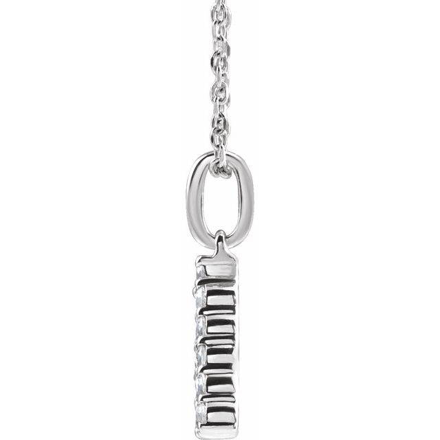 Initial Lab Diamond Pendant