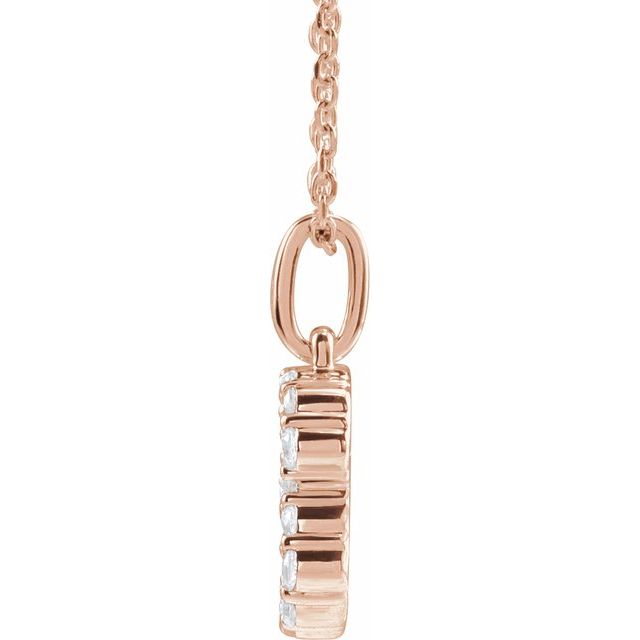 Initial Lab Diamond Pendant