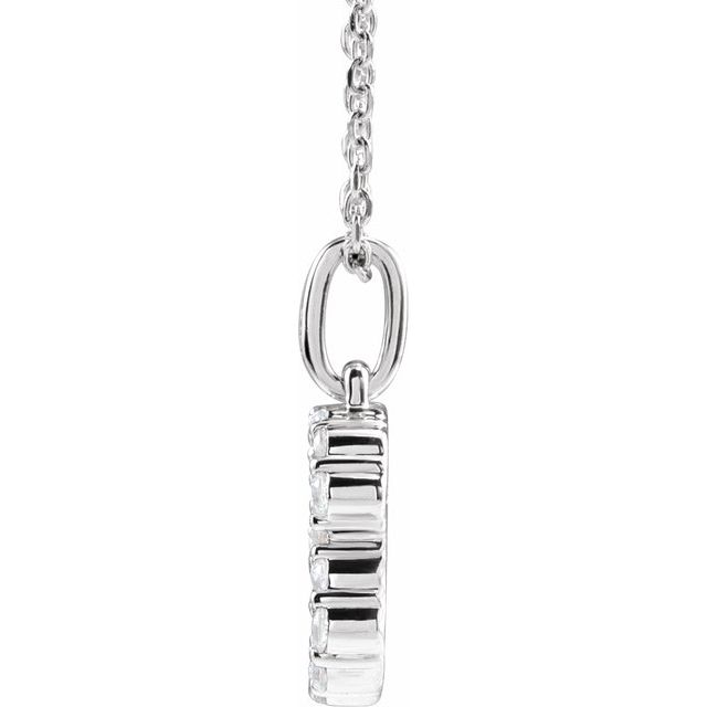 Initial Lab Diamond Pendant