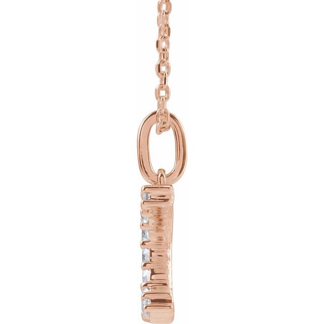 Initial Lab Diamond Pendant