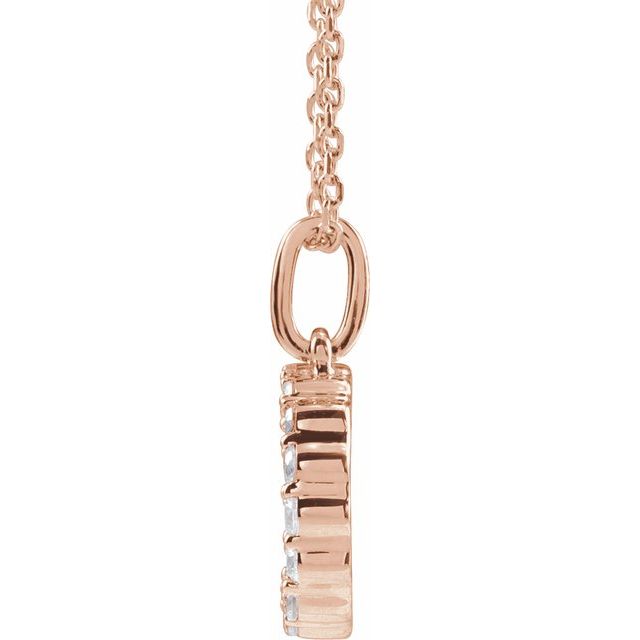 Initial Lab Diamond Pendant