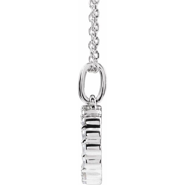 Initial Lab Diamond Pendant