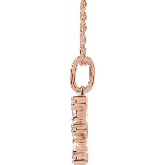 Initial Lab Diamond Pendant