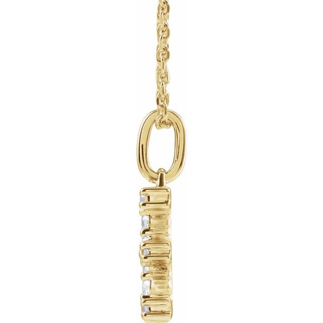 Initial Lab Diamond Pendant