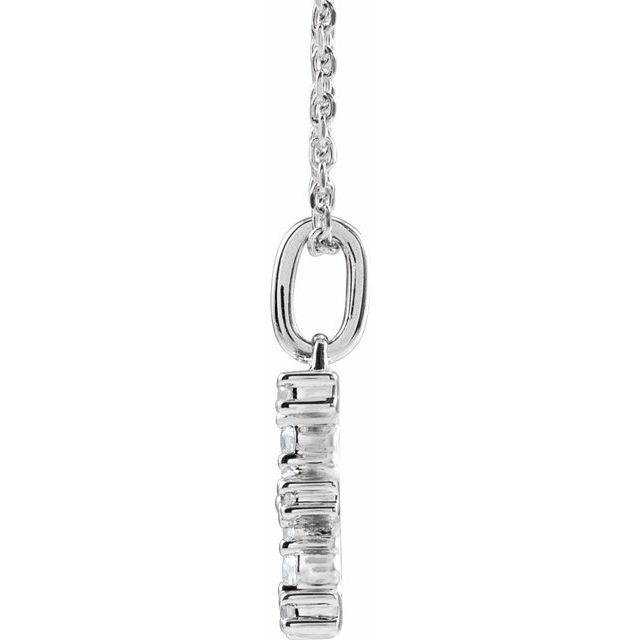 Initial Lab Diamond Pendant