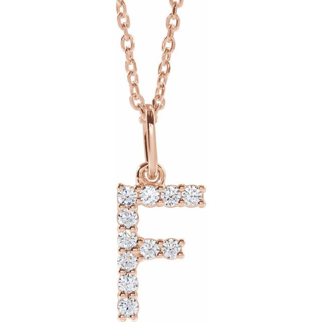 Initial Lab Diamond Pendant