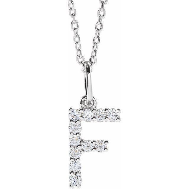 Initial Lab Diamond Pendant