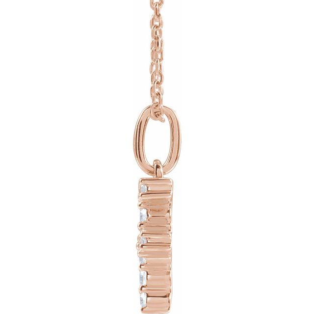 Initial Lab Diamond Pendant