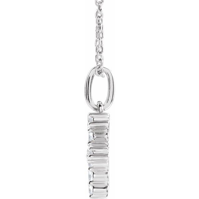 Initial Lab Diamond Pendant