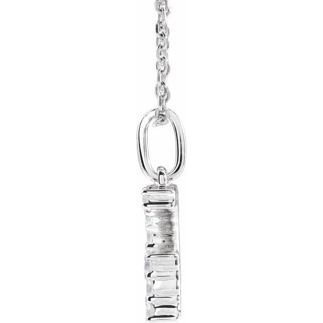 Initial Lab Diamond Pendant