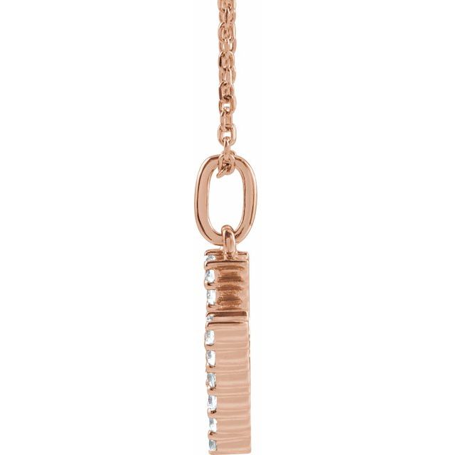 Initial Lab Diamond Pendant