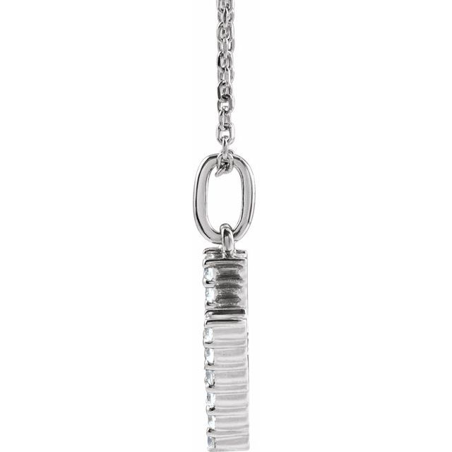 Initial Lab Diamond Pendant