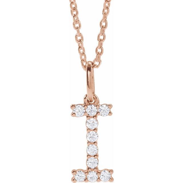 Initial Lab Diamond Pendant
