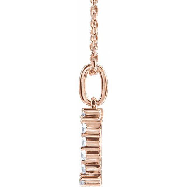 Initial Lab Diamond Pendant