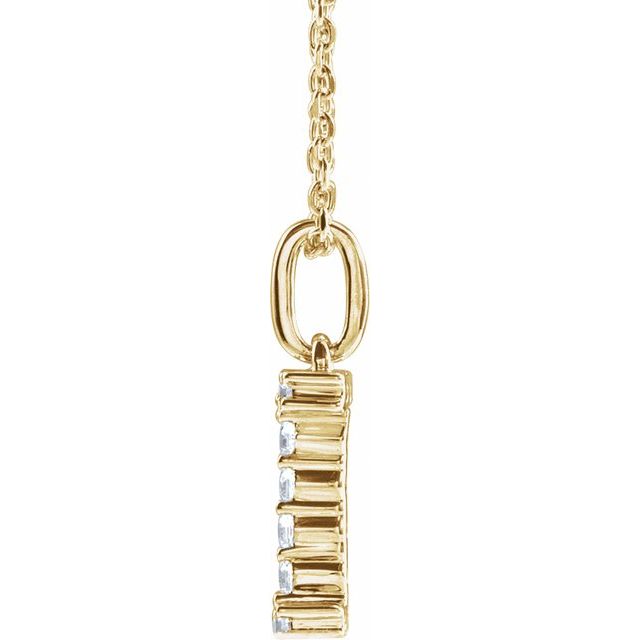 Initial Lab Diamond Pendant