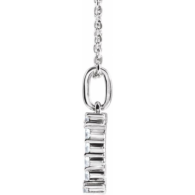 Initial Lab Diamond Pendant