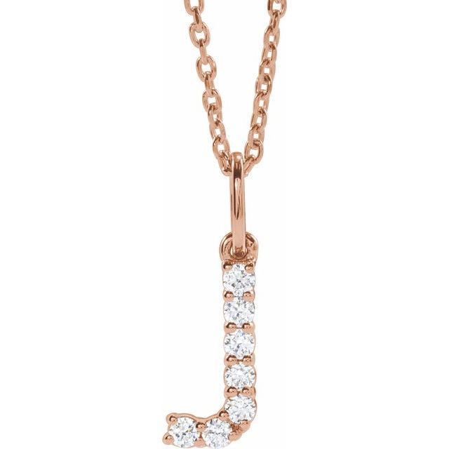 Initial Lab Diamond Pendant