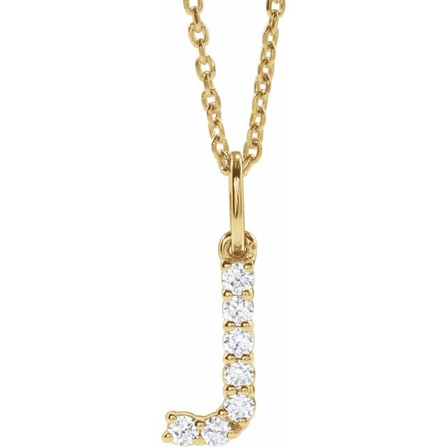 Initial Lab Diamond Pendant
