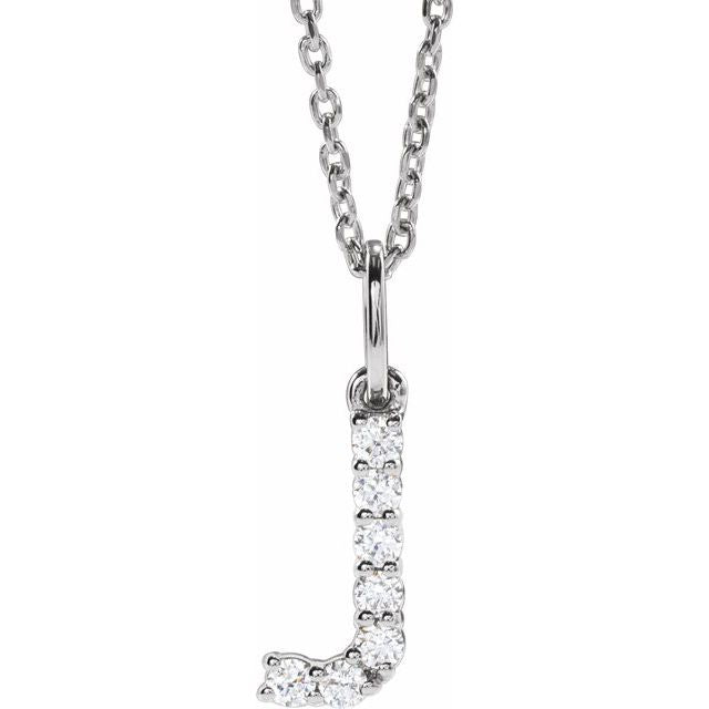 Initial Lab Diamond Pendant