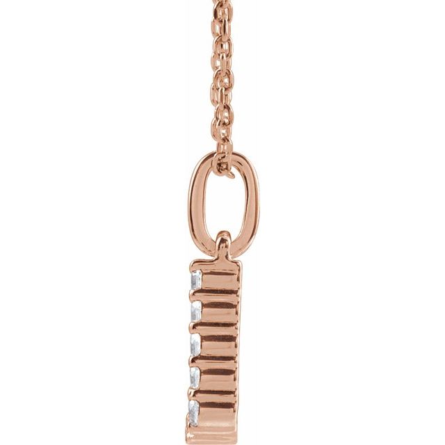 Initial Lab Diamond Pendant