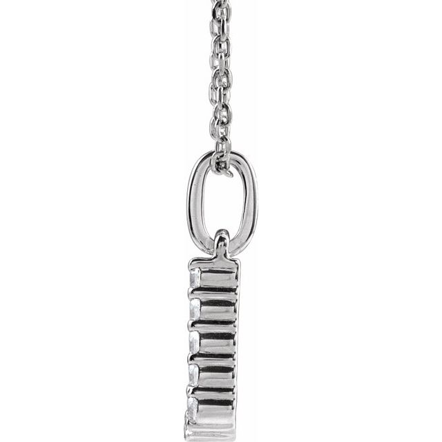 Initial Lab Diamond Pendant
