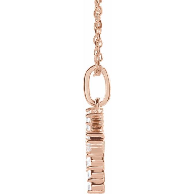 Initial Lab Diamond Pendant
