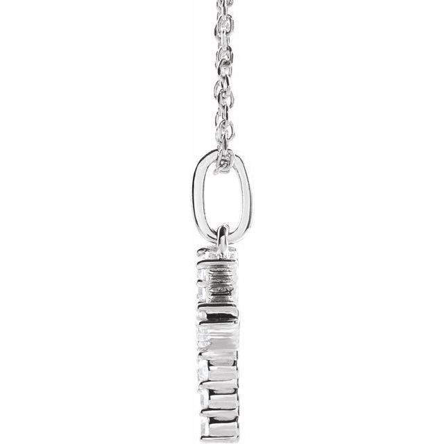Initial Lab Diamond Pendant