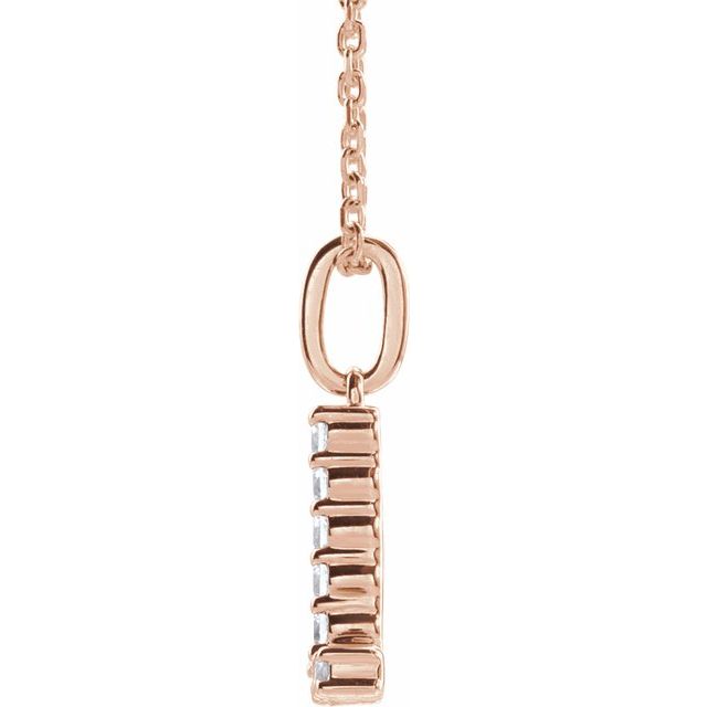 Initial Lab Diamond Pendant