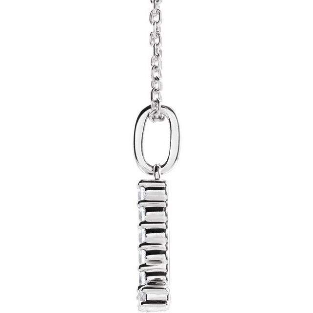 Initial Lab Diamond Pendant