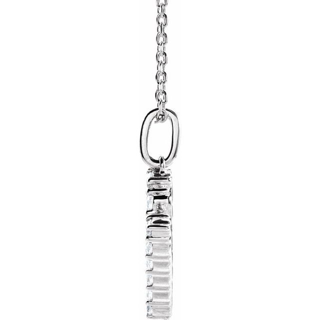 Initial Lab Diamond Pendant
