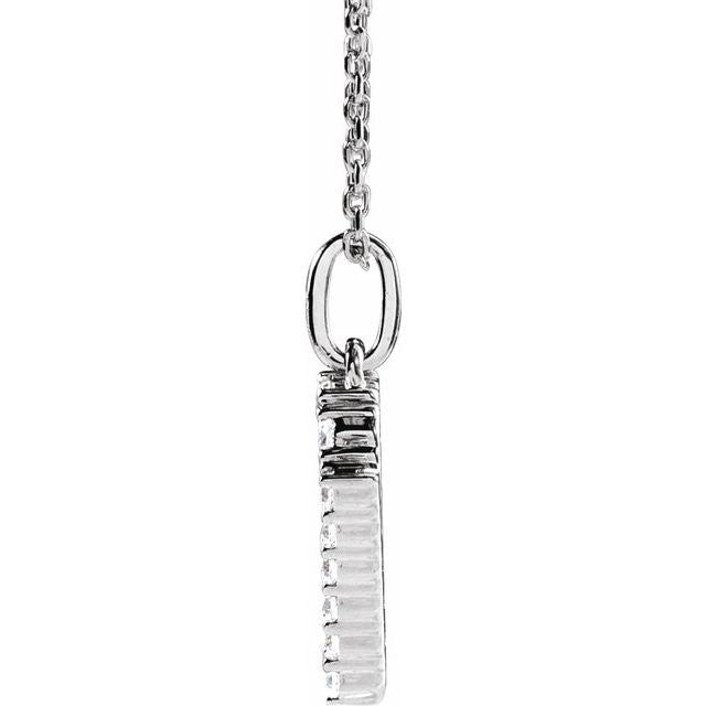 Initial Lab Diamond Pendant
