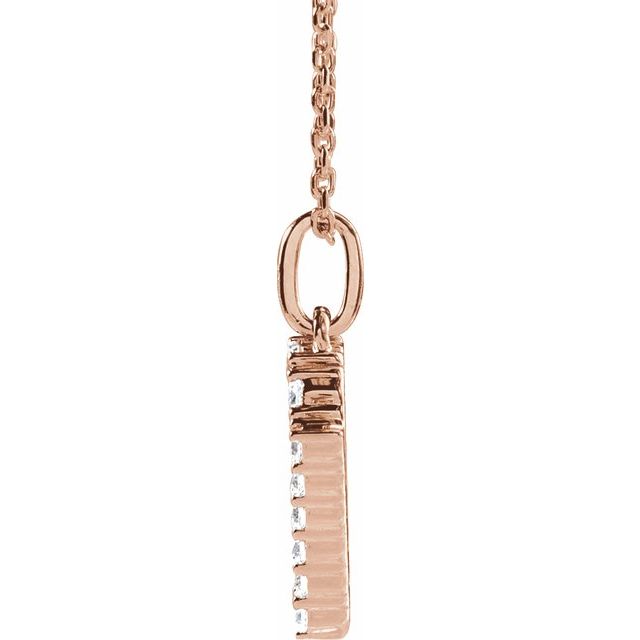 Initial Lab Diamond Pendant