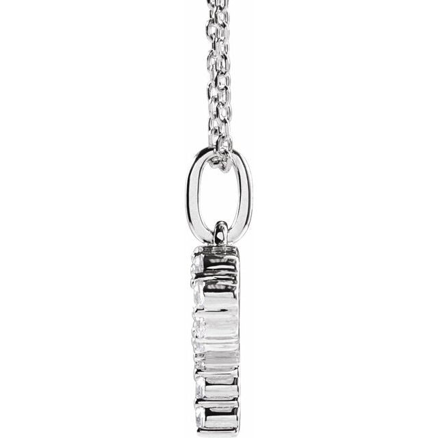 Initial Lab Diamond Pendant