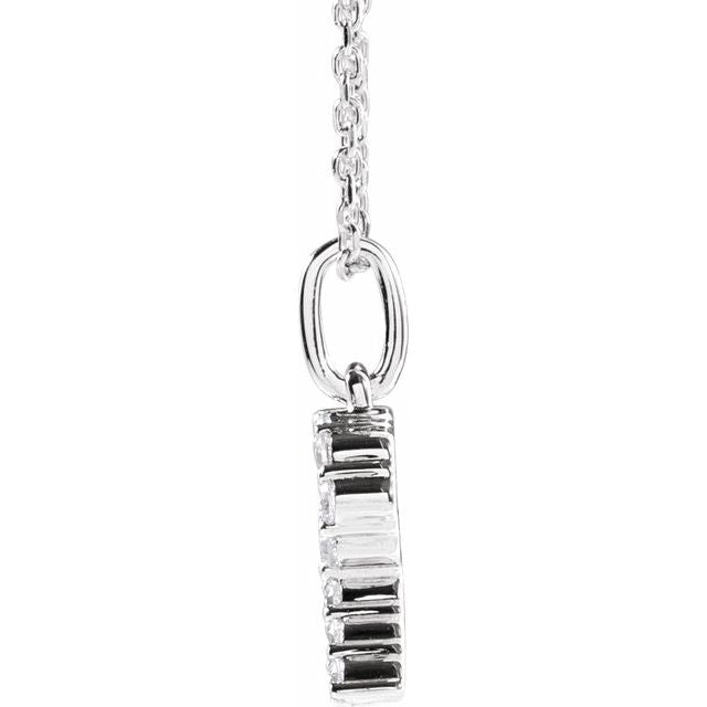 Initial Lab Diamond Pendant
