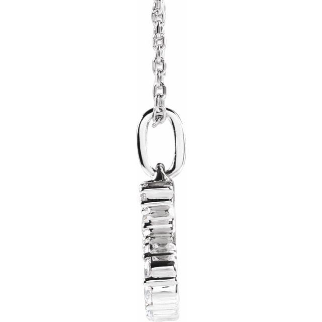 Initial Lab Diamond Pendant